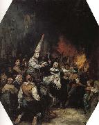 Eugenio Lucas Velazquez Condemned by the Inquistion painting